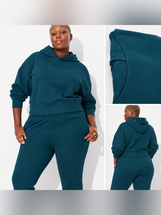Target Tops - Cozy Teal Hooded Sweatshirt - Women's
